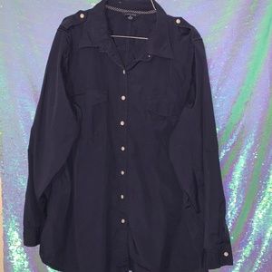 *CLEARANCE* Lands' End Navy Long Sleeve WMN Sz3X